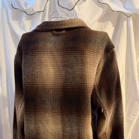 Jachs New York Premium Outdoor Purveyors Men's Brown Plaid Shirt Jacket - Picture 2 of 6